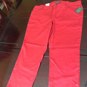 Ralph Lauren 20W red jeans brand new